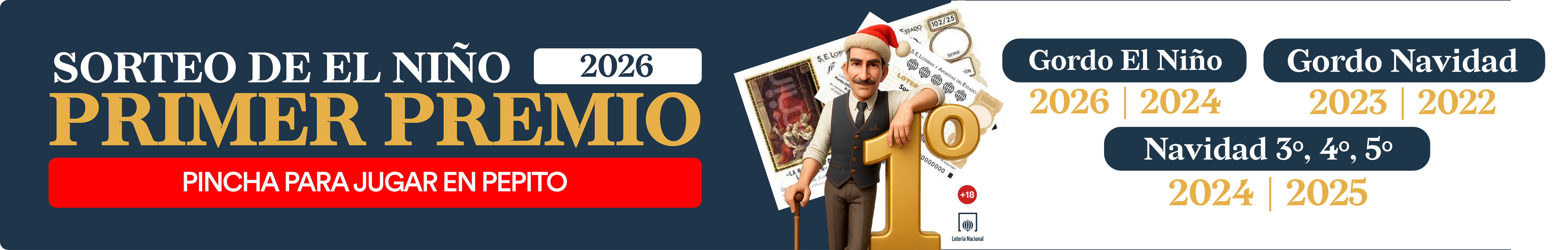 Premios de Navidad 2026